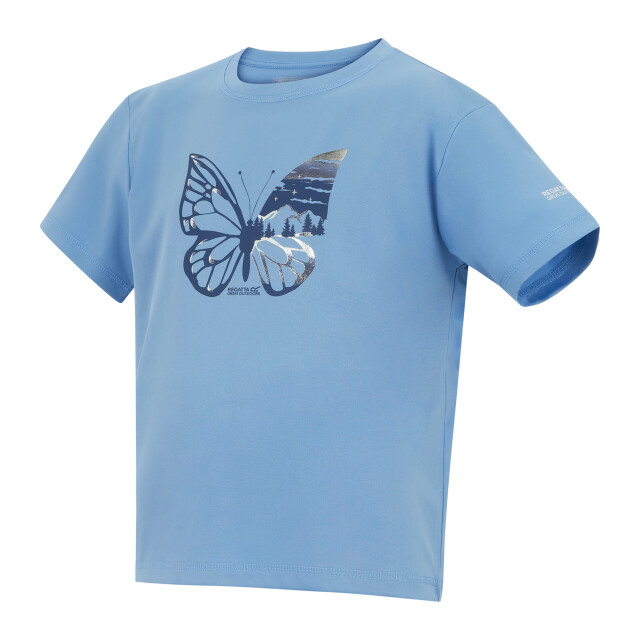 Regatta Kinderen/kinderen aria vlinder t-shirt UTRG12977_denimblue large