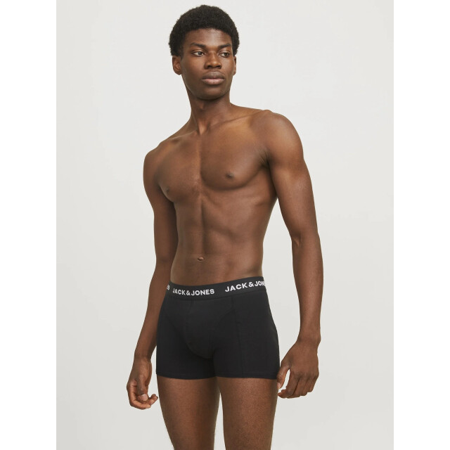 Jack & Jones Heren boxershorts trunks jacanthony 3-pack effen 12171944-Black large