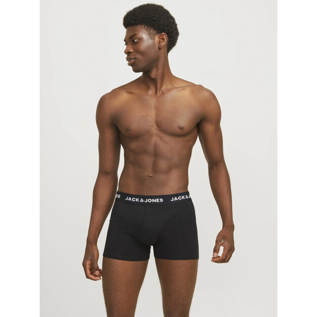 Jack & Jones Heren boxershorts trunks jacanthony 3-pack effen 12171944-Black large
