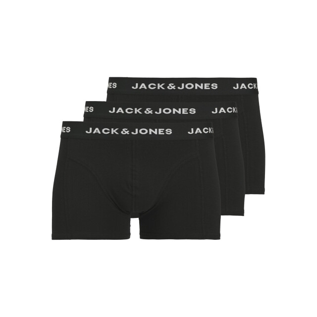 Jack & Jones Heren boxershorts trunks jacanthony 3-pack effen 12171944-Black large
