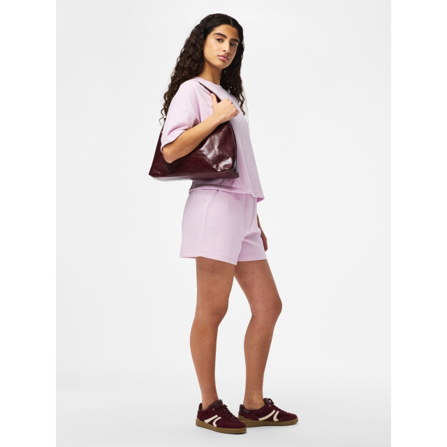 Pieces Dames loose shorts pcchilli sweat pants effen lila 17118868-Winsome Orchid large