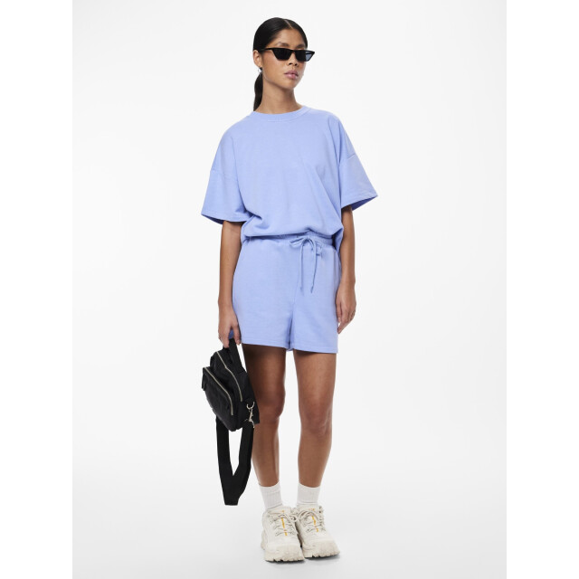Pieces Dames loose shorts pcchilli sweat pants effen 17118868-Hydrangea large