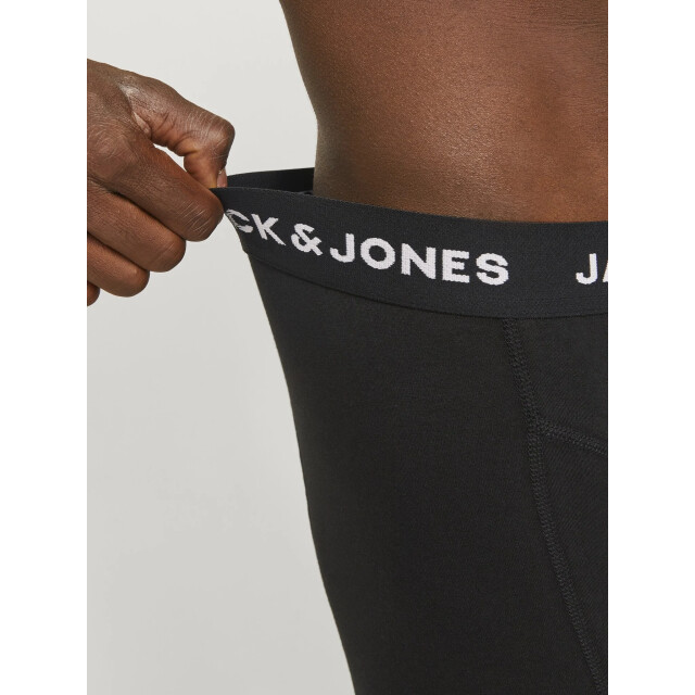 Jack & Jones Heren boxershorts trunks jacanthony 3-pack effen 12171944-Black large