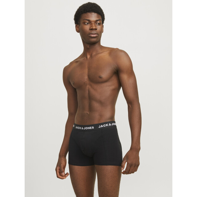 Jack & Jones Heren boxershorts trunks jacanthony 3-pack effen 12171944-Black large