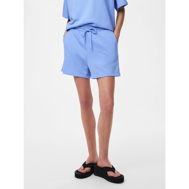 Pieces Dames loose shorts pcchilli sweat pants effen 17118868-Hydrangea large