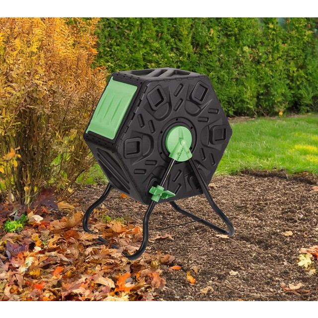 Westmann Humus 60 compostvat van kunststof 60 liter 60x74x36 cm 3565639 large