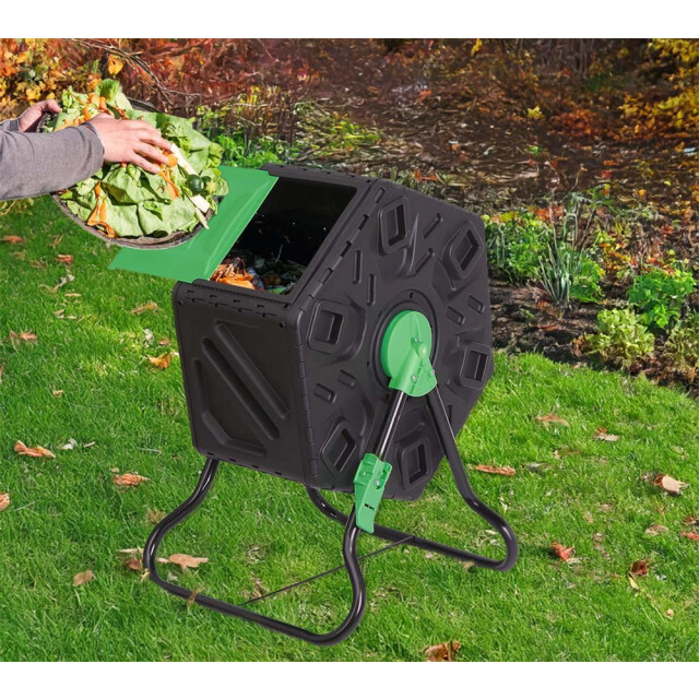 Westmann Humus 60 compostvat van kunststof 60 liter 60x74x36 cm 3565639 large