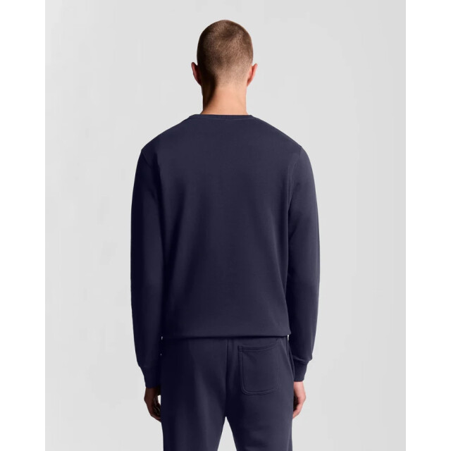 Lyle and Scott Ml424vog crew neck navy z99 heren sweater  Navy Z99/ML424VOG Crew Neck large