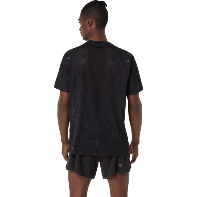 Asics metarun ss top hardloop t-shirt korte mouw zomer heren - 074862_990-L large