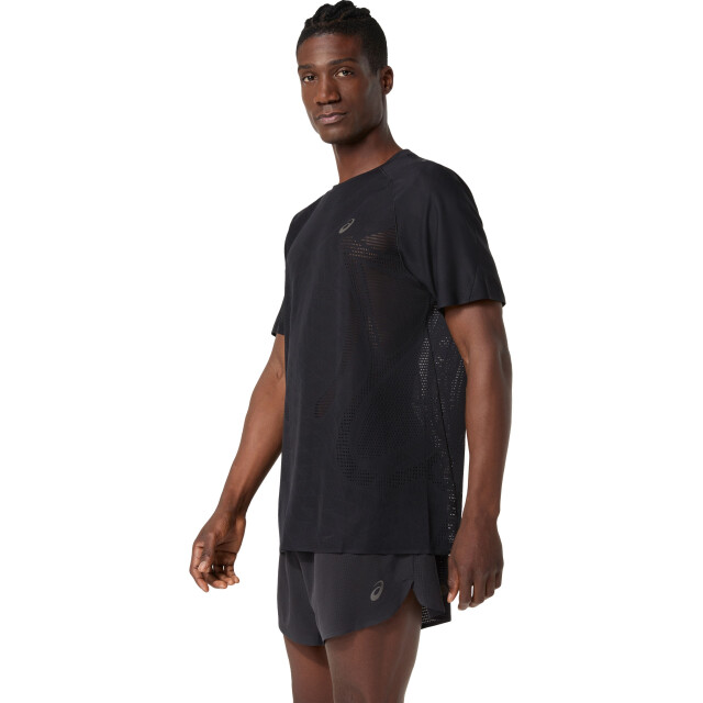 Asics metarun ss top hardloop t-shirt korte mouw zomer heren - 074862_990-L large
