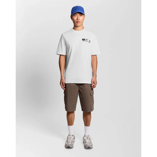 Lyle and Scott Ts2422v toothpaste graphic white black w104  t-shirt fancy White Black W104/TS2422V Toothpaste Graphic large