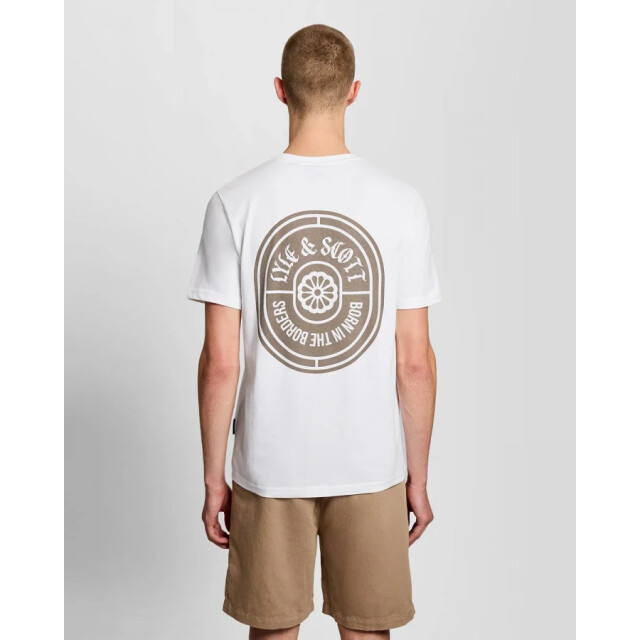 Lyle and Scott Ts2403v borders label graphic white 626 t-shirt fancy White 626/TS2403V Borders Label Graphic large