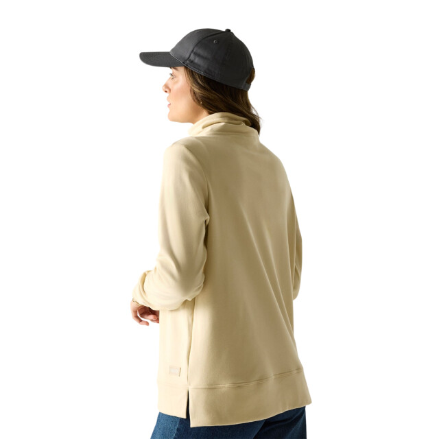 Regatta Dames demmi quarter zip fleece top UTRG12072_lightvanilla large