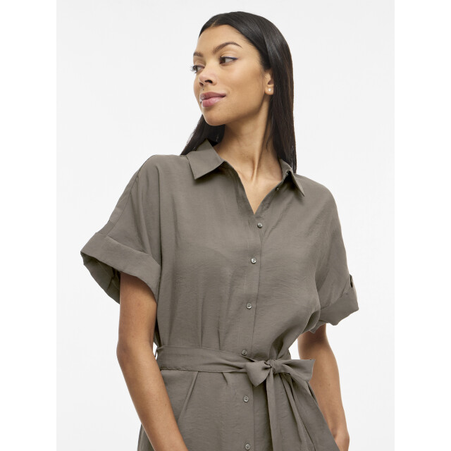 Vila Vihula s/s midi shirt dress noos 14111774 large