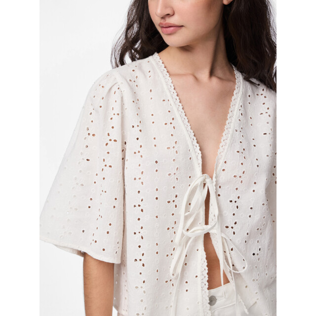 Pieces Pctyla 2/4 v-neck tie top wvn d2d p 17163253 large