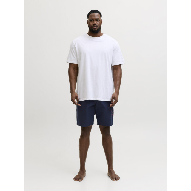 Jack & Jones Heren plus size zwemshort jpstmaui wave logo donker 12297961-Navy Blazer large