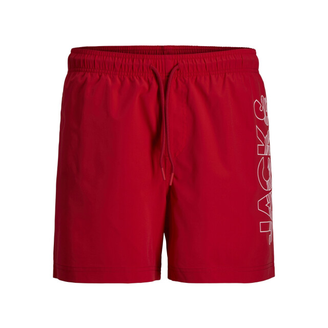 Jack & Jones Heren plus size zwemshort jpstmaui wave logo 12297961-True Red large