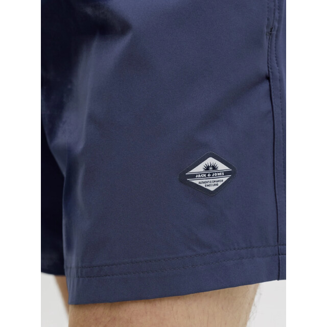 Jack & Jones Heren plus size zwemshort jpstmaui tropic effen donker 12297959-Navy Blazer large