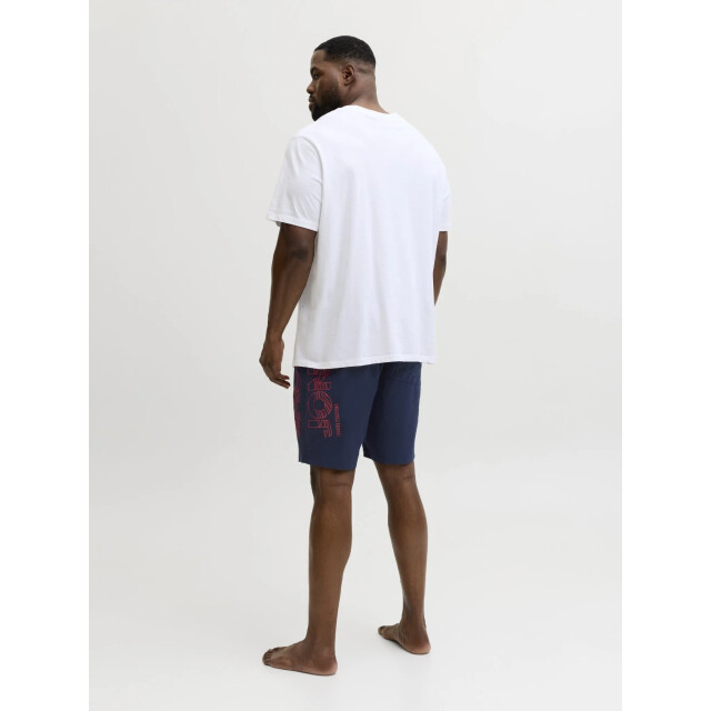 Jack & Jones Heren plus size zwemshort jpstmaui wave logo donker 12297961-Navy Blazer large