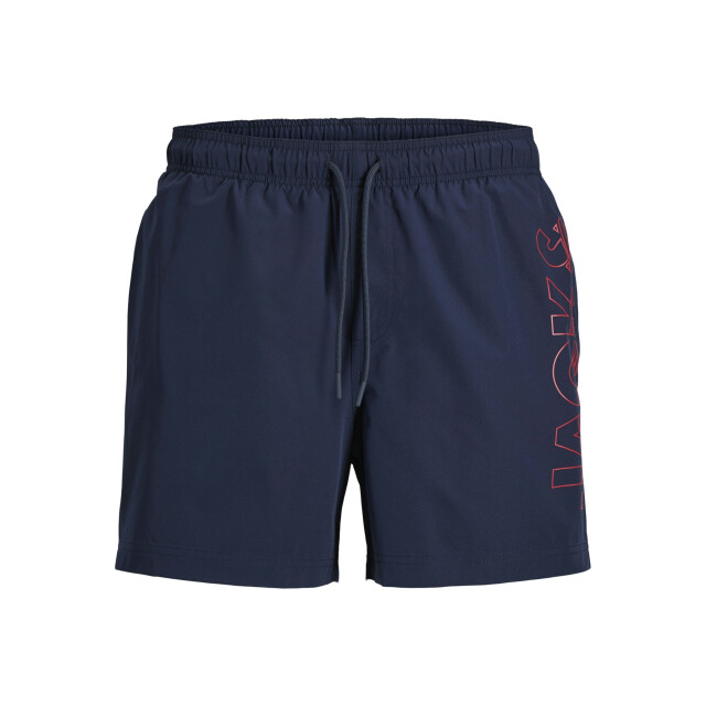 Jack & Jones Heren plus size zwemshort jpstmaui wave logo donker 12297961-Navy Blazer large