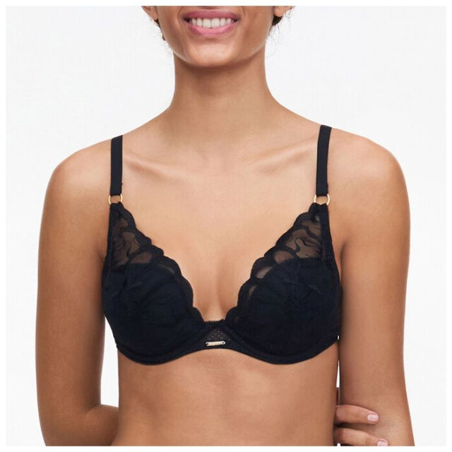 Chantelle Lingerie bh t-shirt beha uitgesneden zwart C12M20 large