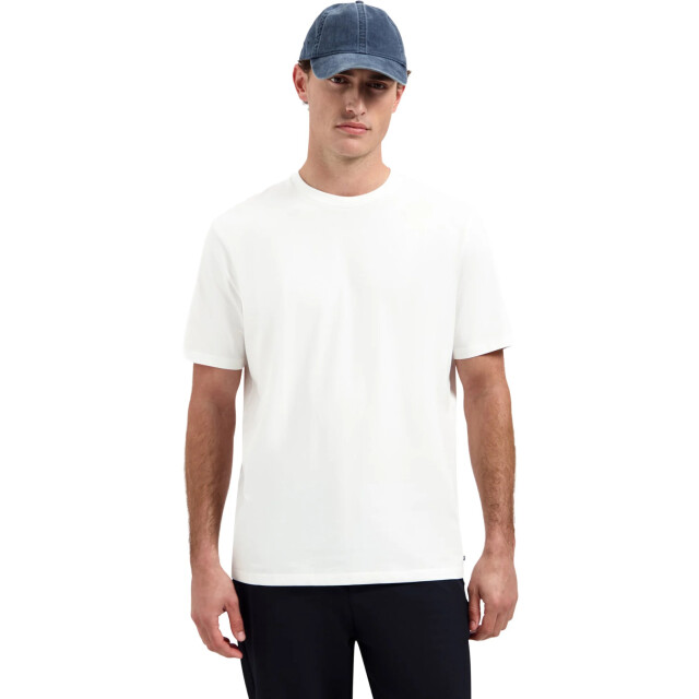 No Excess T-shirt crewneck solid basic stretc white N3403-010 large