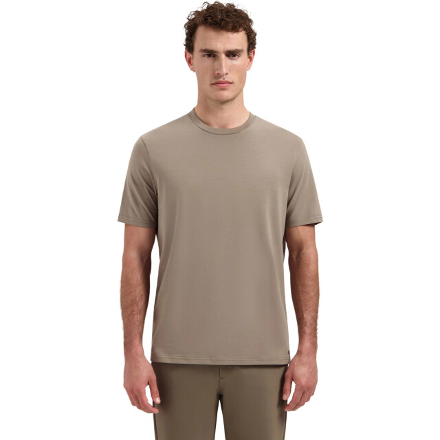 No Excess T-shirt crewneck solid basic stretc clay N3403-018 large