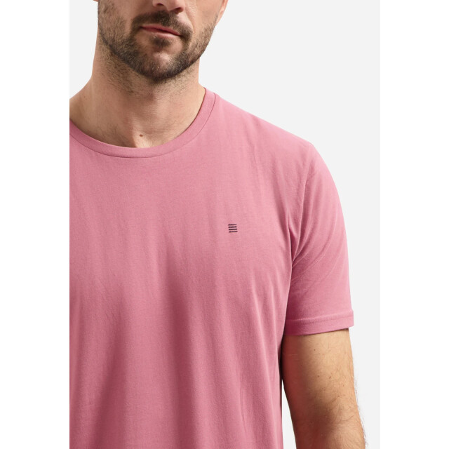 No Excess T-shirt crewneck solid basic old pink 30341101-065 large