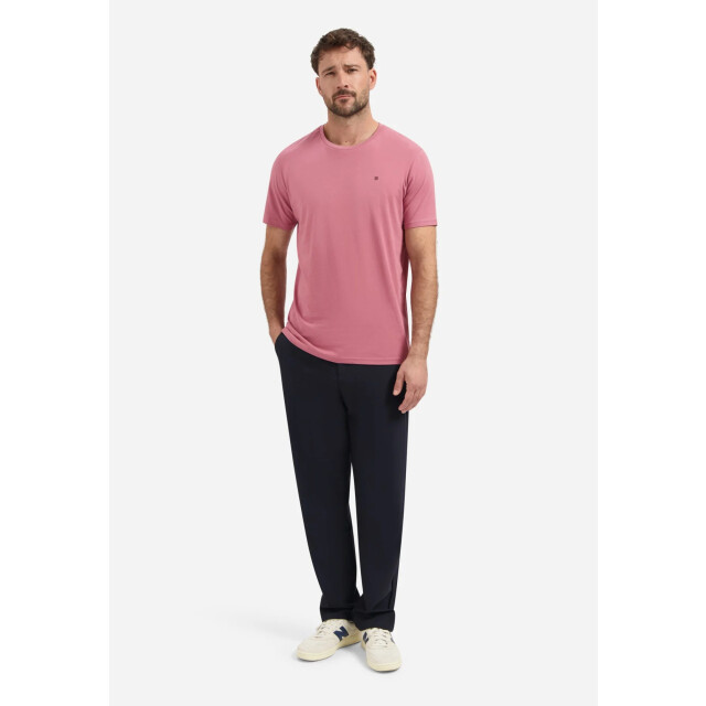 No Excess T-shirt crewneck solid basic old pink 30341101-065 large