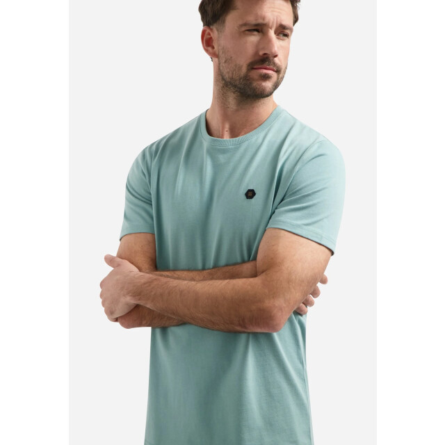 No Excess T-shirt crewneck peached seablue 30361175-039 large