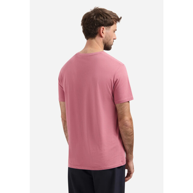 No Excess T-shirt crewneck solid basic old pink 30341101-065 large