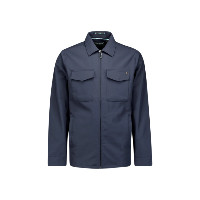 No Excess Overshirt full zipper stretch sedoc night N5104-078 large