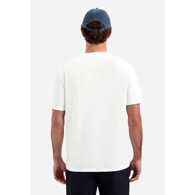 No Excess T-shirt crewneck solid basic stretc white N3403-010 large