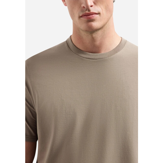 No Excess T-shirt crewneck solid basic stretc clay N3403-018 large