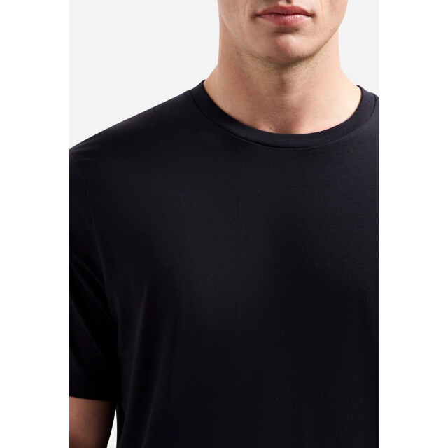 No Excess T-shirt crewneck solid basic stretc black N3403-020 large