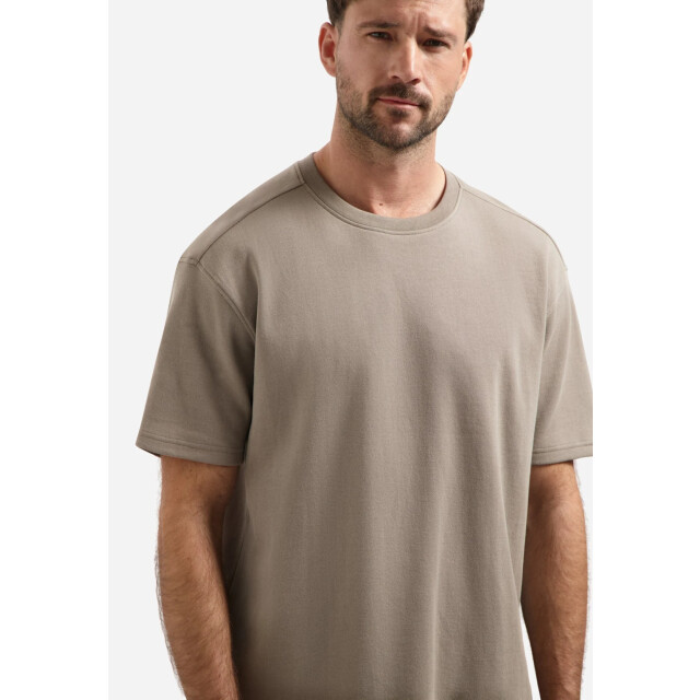 No Excess T-shirt crewneck solid heavy interl clay 30341161-018 large