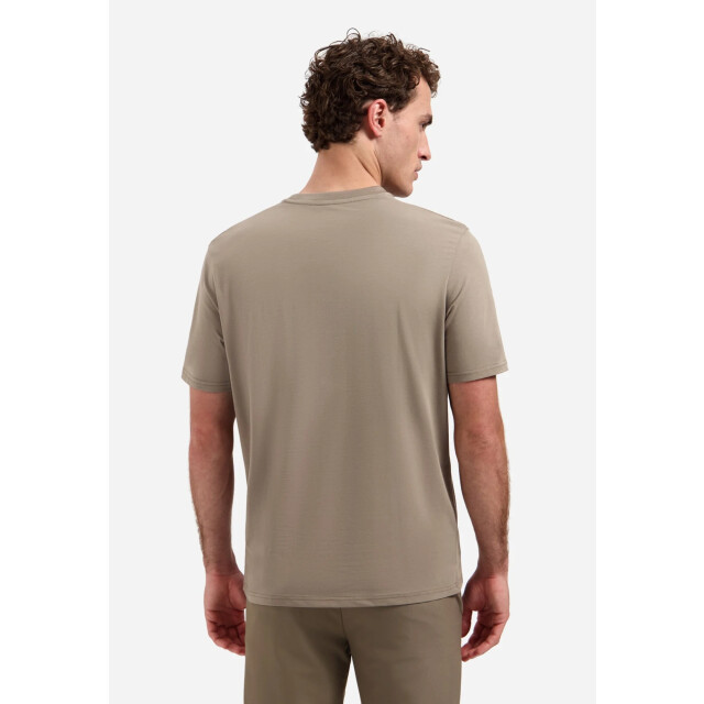 No Excess T-shirt crewneck solid basic stretc clay N3403-018 large
