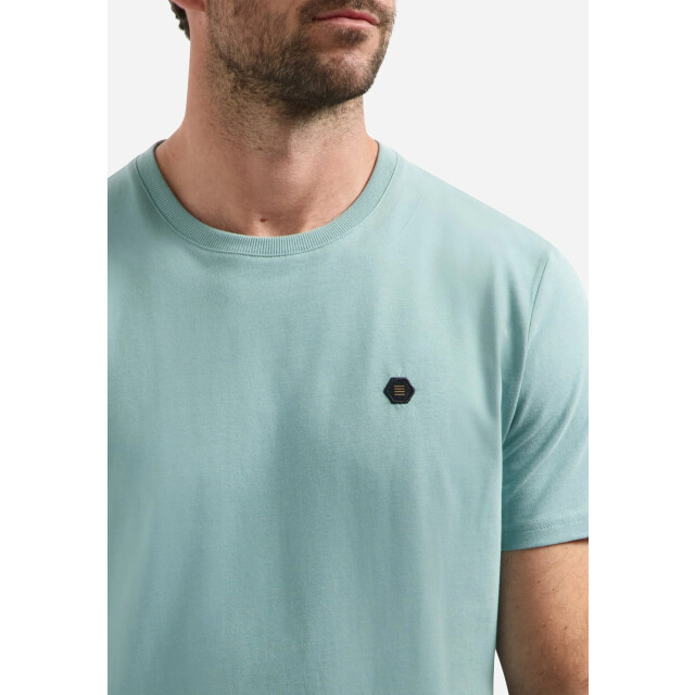 No Excess T-shirt crewneck peached seablue 30361175-039 large