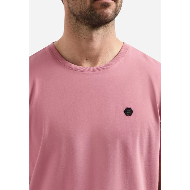 No Excess T-shirt crewneck peached old pink 30361175-065 large