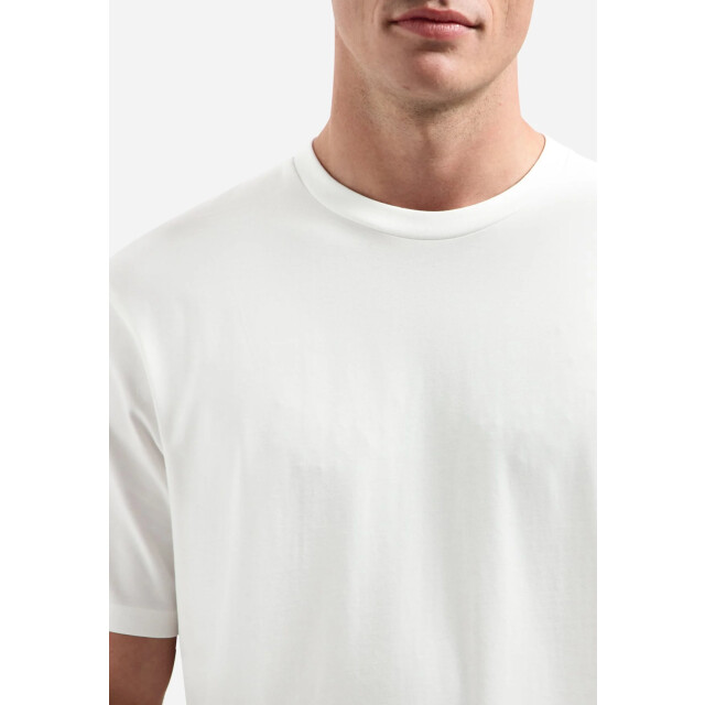 No Excess T-shirt crewneck solid basic stretc white N3403-010 large