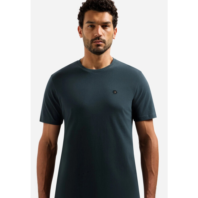 No Excess T-shirt crewneck peached dark steel N3675-124 large