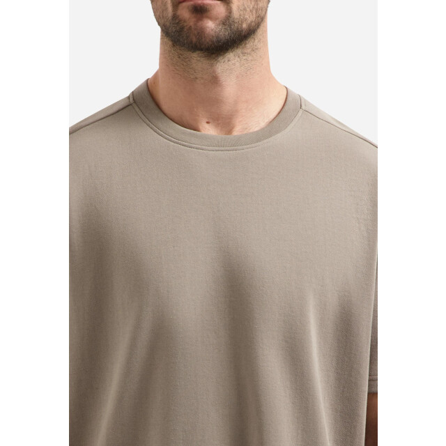 No Excess T-shirt crewneck solid heavy interl clay 30341161-018 large