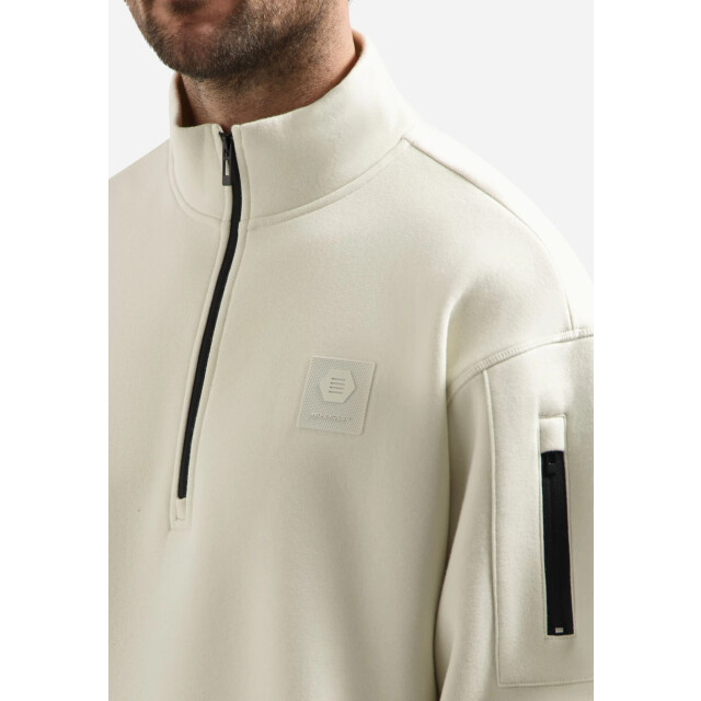 No Excess Sweater half zip chalk 30131151-017 large