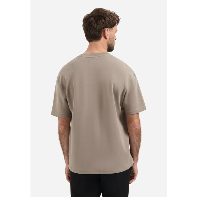 No Excess T-shirt crewneck solid heavy interl clay 30341161-018 large