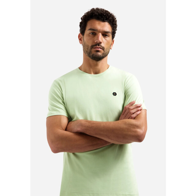 No Excess T-shirt crewneck peached smoke N3675-049 large