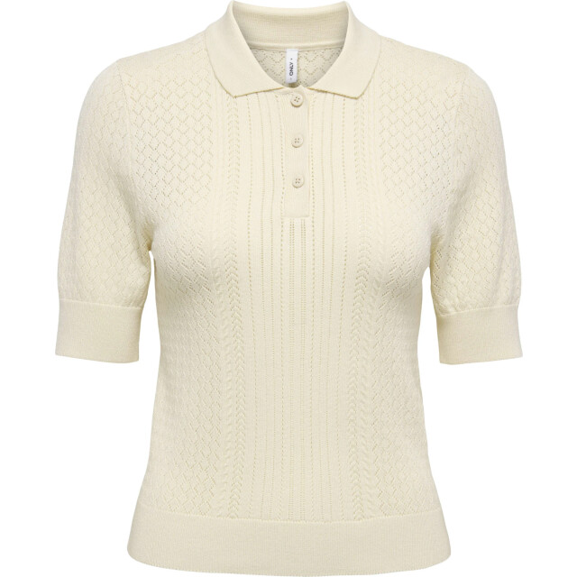 Only Onlmeddi life ss structure polo cc knt birch/dtm b 15363160-180083003 large