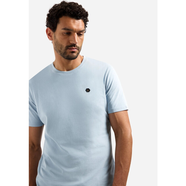 No Excess T-shirt crewneck peached dusty blue N3675-138 large