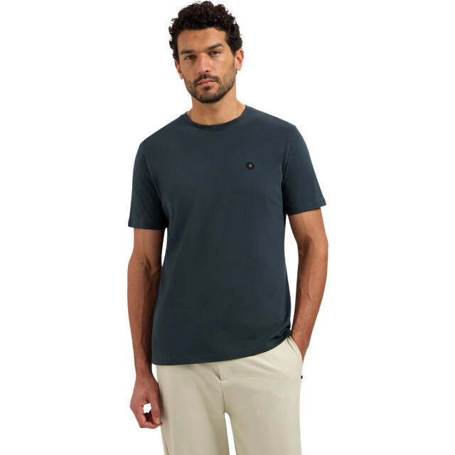 No Excess T-shirt crewneck peached dark steel N3675-124 large