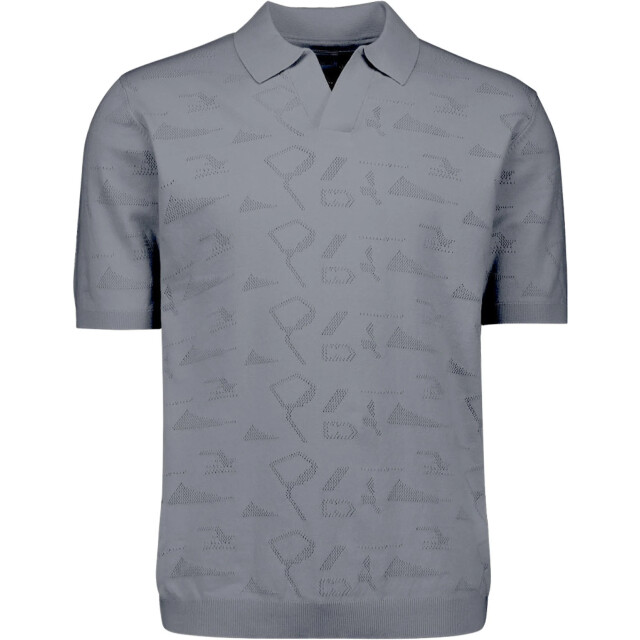 No Excess Pullover short sleeve polo jacquard night 31240351-078 large