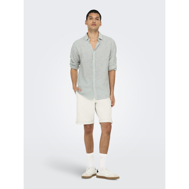 Only & Sons onscaiden life ls str linenblend660 22026601 sea spray 05631.315.0008 large